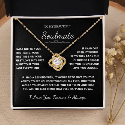 To My Soulmate Forever Love Necklace – A Gift from My Heart