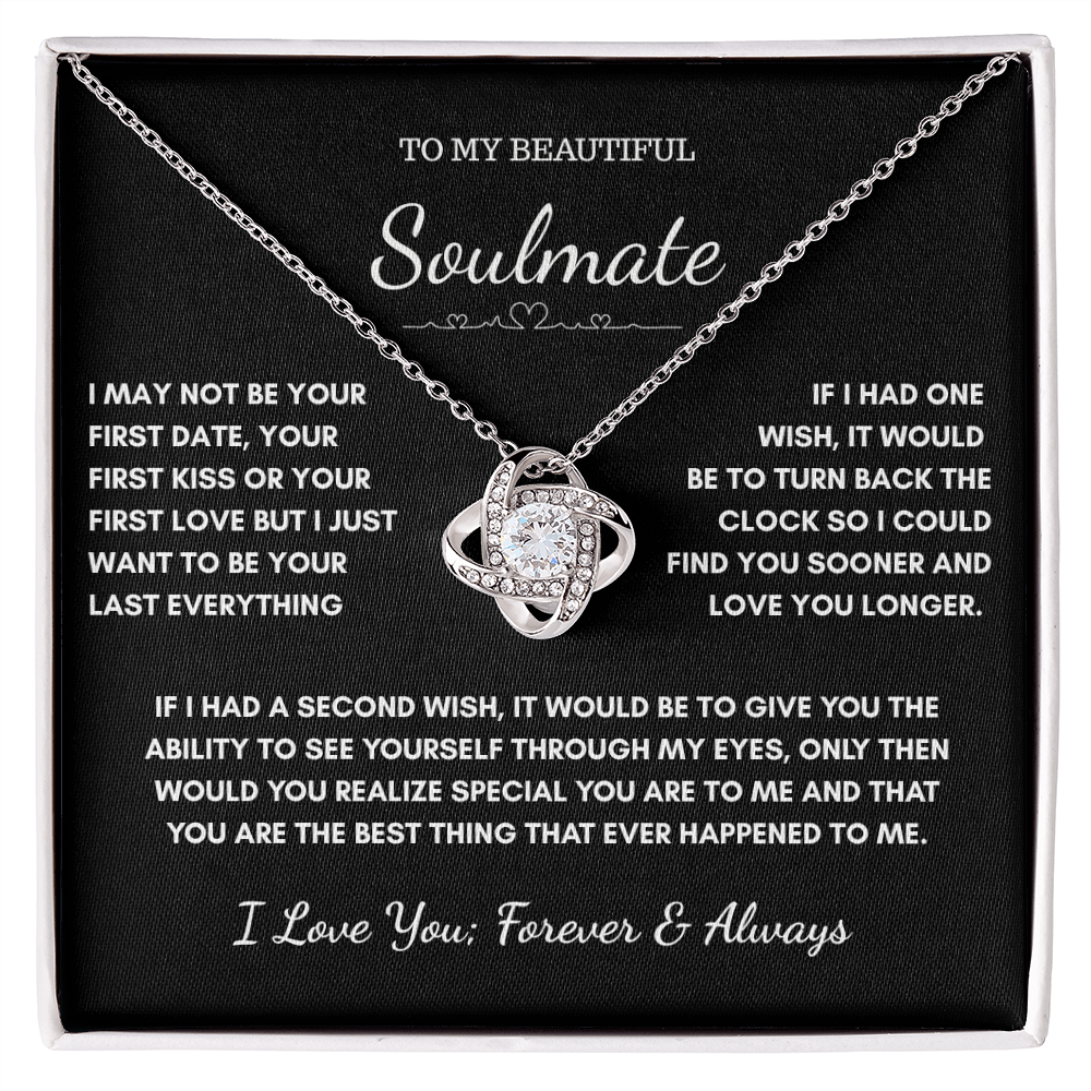 To My Soulmate Forever Love Necklace – A Gift from My Heart