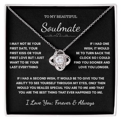 To My Soulmate Forever Love Necklace – A Gift from My Heart