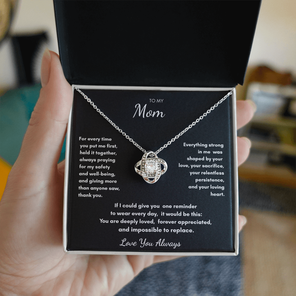 To My Mom – Prayer & Protection Necklace Gift for Mom