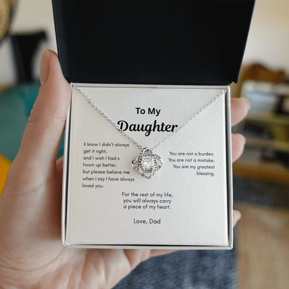 “To My Daughter – I Didn't Always Get It Right” Father to Daughter Apology Gift