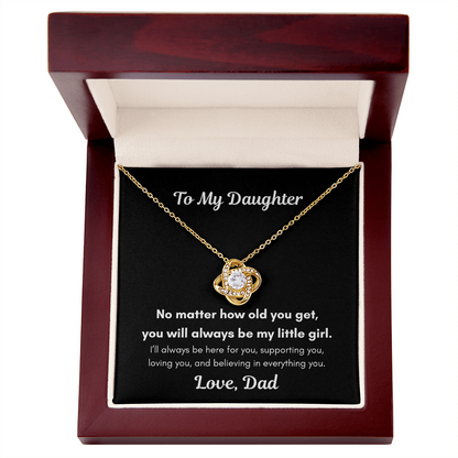 To My Daughter – You'll Always Be My Little Girl Necklace