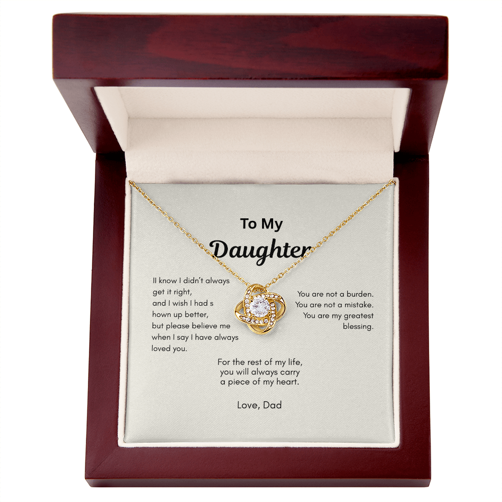 “To My Daughter – I Didn't Always Get It Right” Father to Daughter Apology Gift
