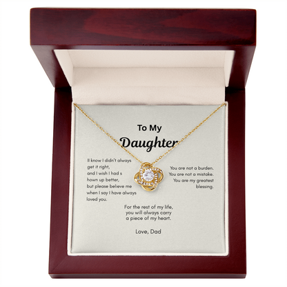 “To My Daughter – I Didn't Always Get It Right” Father to Daughter Apology Gift