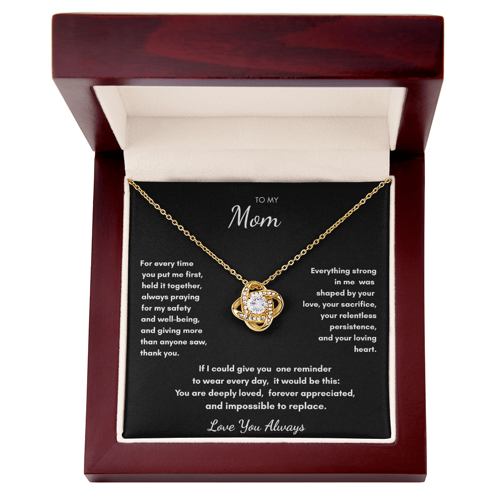 To My Mom – Prayer & Protection Necklace Gift for Mom