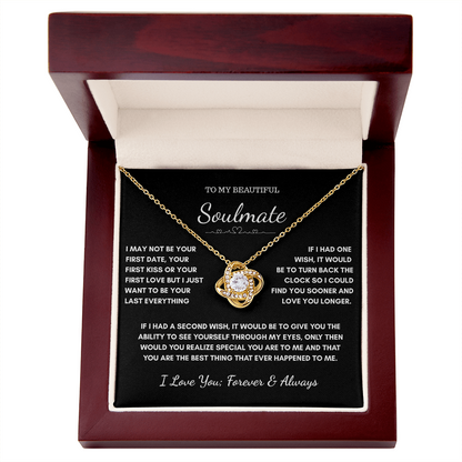 To My Soulmate Forever Love Necklace – A Gift from My Heart