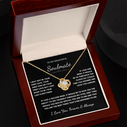 To My Soulmate Forever Love Necklace – A Gift from My Heart