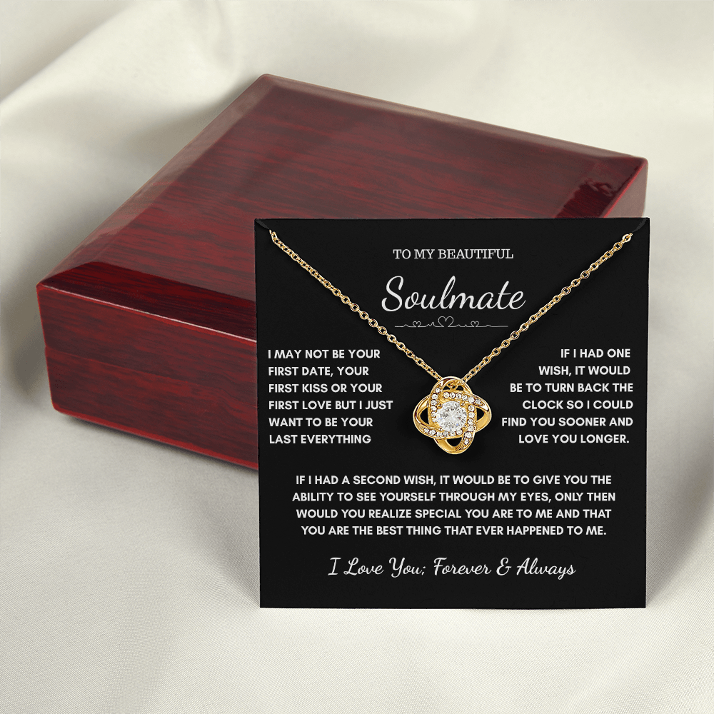To My Soulmate Forever Love Necklace – A Gift from My Heart