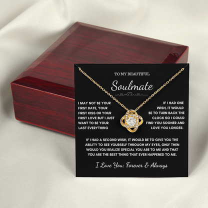 To My Soulmate Forever Love Necklace – A Gift from My Heart