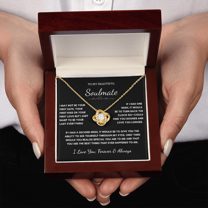To My Soulmate Forever Love Necklace – A Gift from My Heart