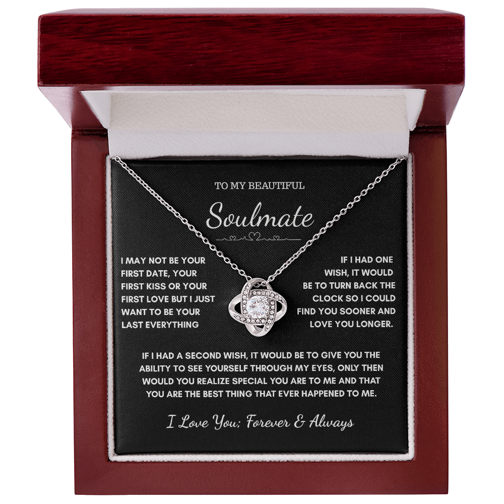 To My Soulmate Forever Love Necklace – A Gift from My Heart