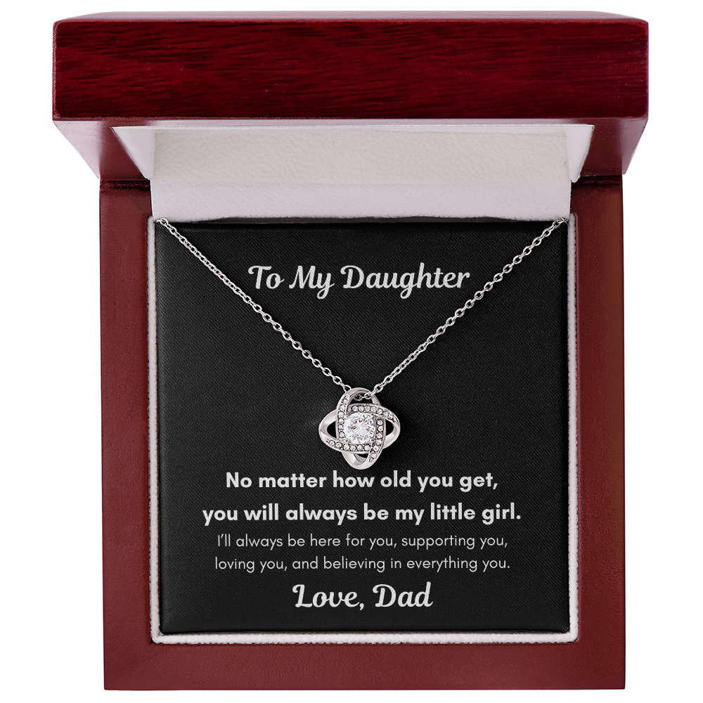 To My Daughter – You'll Always Be My Little Girl Necklace