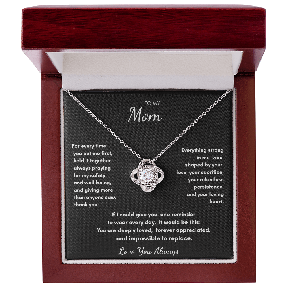 To My Mom – Prayer & Protection Necklace Gift for Mom