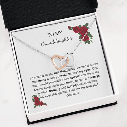 To My Granddaughter One Thing Special Necklace