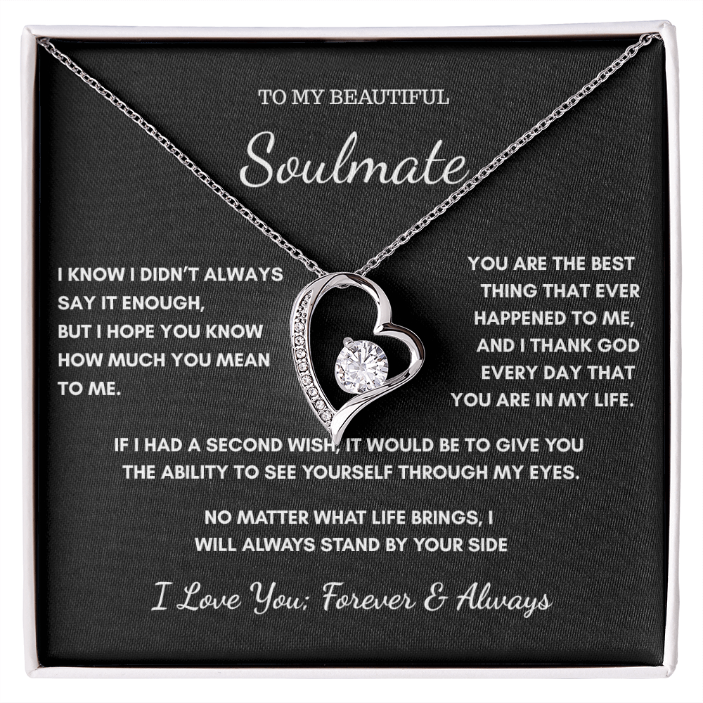 To My Beautiful Soulmate - You Mean So Much Necklace