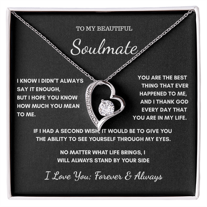 To My Beautiful Soulmate - You Mean So Much Necklace