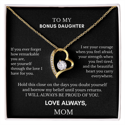 To My Bonus Daughter — Remember Your Worth
