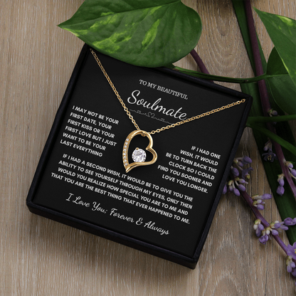 “To My Soulmate”– Forever A Gift from the Heart Necklace