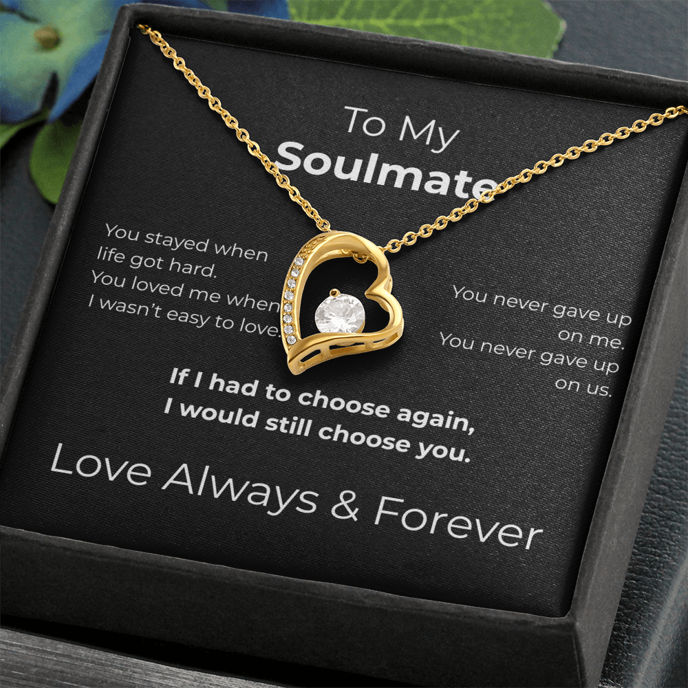 To My Soulmate – I Would Still Choose You Necklace