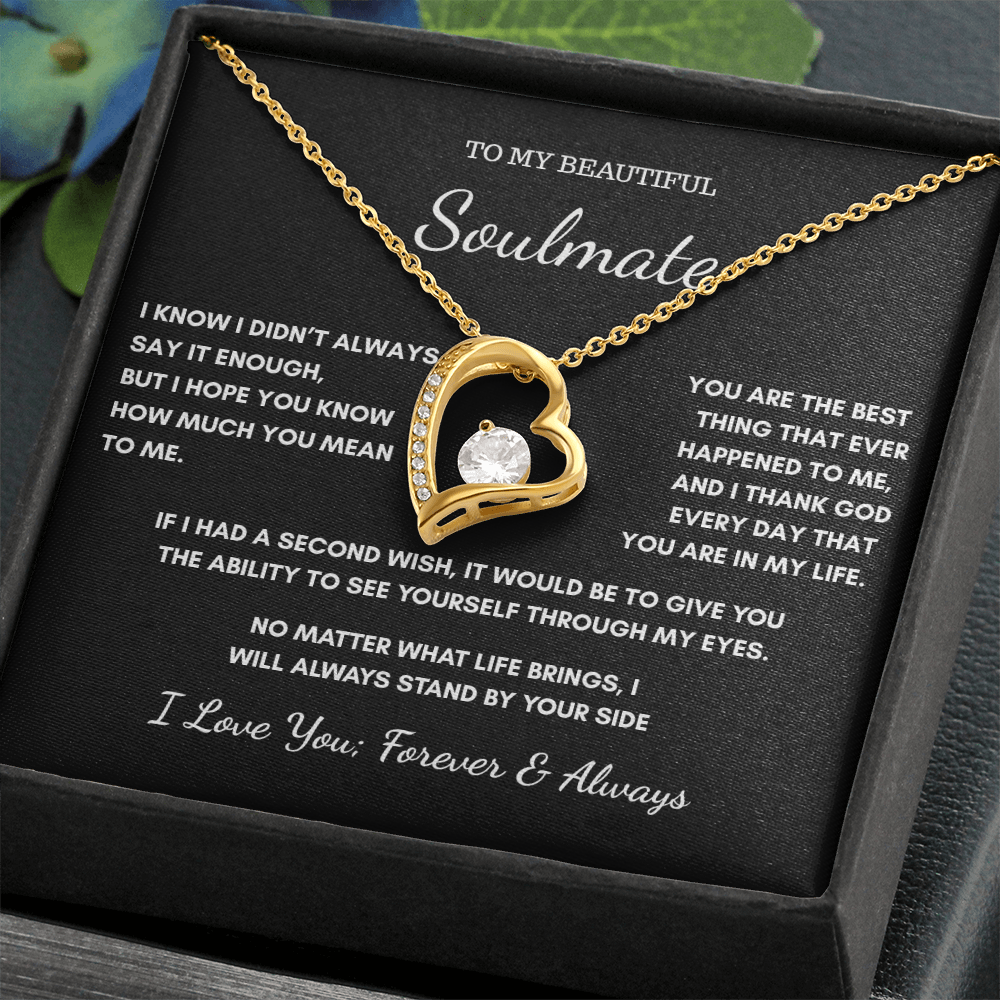 To My Beautiful Soulmate - You Mean So Much Necklace
