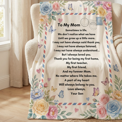 To My Mom Blanket – Thank You For Everything – Mother’s Day Gift