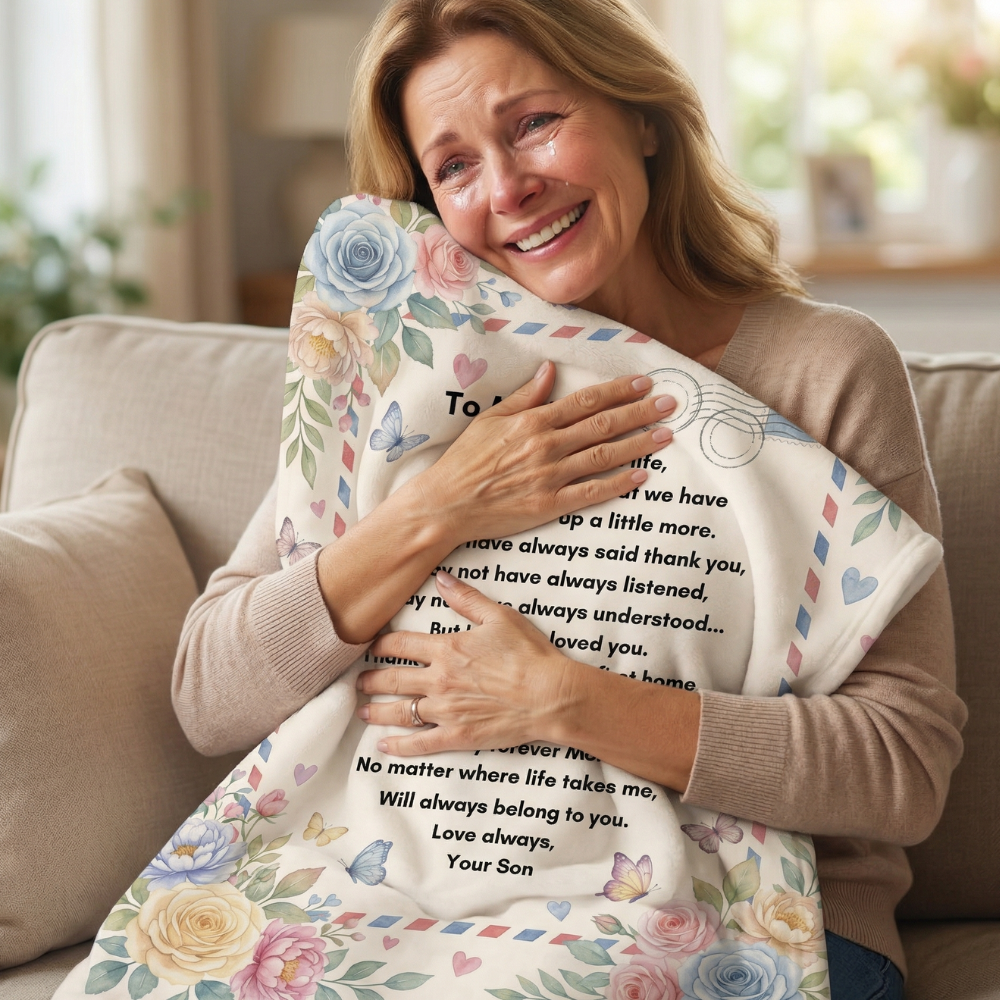 To My Mom Blanket – Thank You For Everything – Mother’s Day Gift