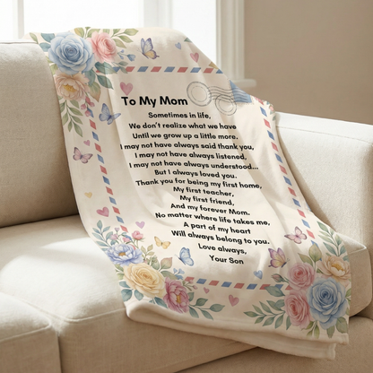 To My Mom Blanket – Thank You For Everything – Mother’s Day Gift