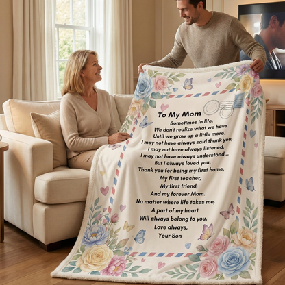 To My Mom Blanket – Thank You For Everything – Mother’s Day Gift