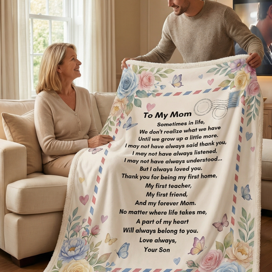 To My Mom Blanket – Thank You For Everything – Mother’s Day Gift