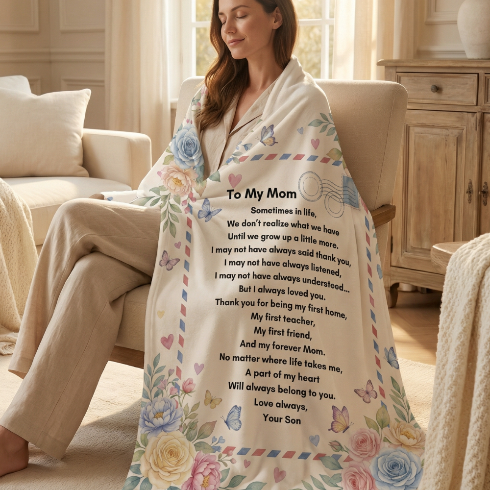To My Mom Blanket – Thank You For Everything – Mother’s Day Gift