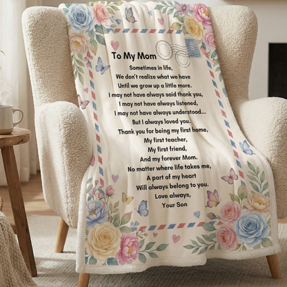To My Mom Blanket – Thank You For Everything – Mother’s Day Gift