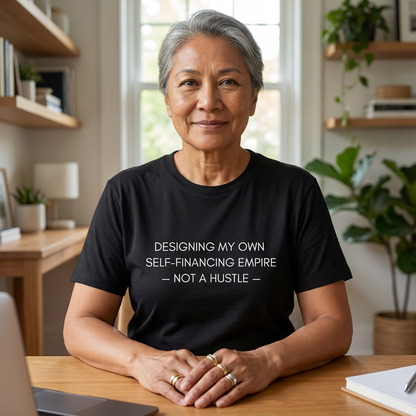 Minimal Tee – “Self-Funded Empire” Statement Shirt