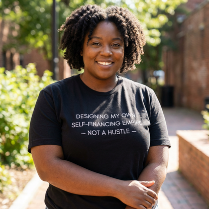 Minimal Tee – “Self-Funded Empire” Statement Shirt