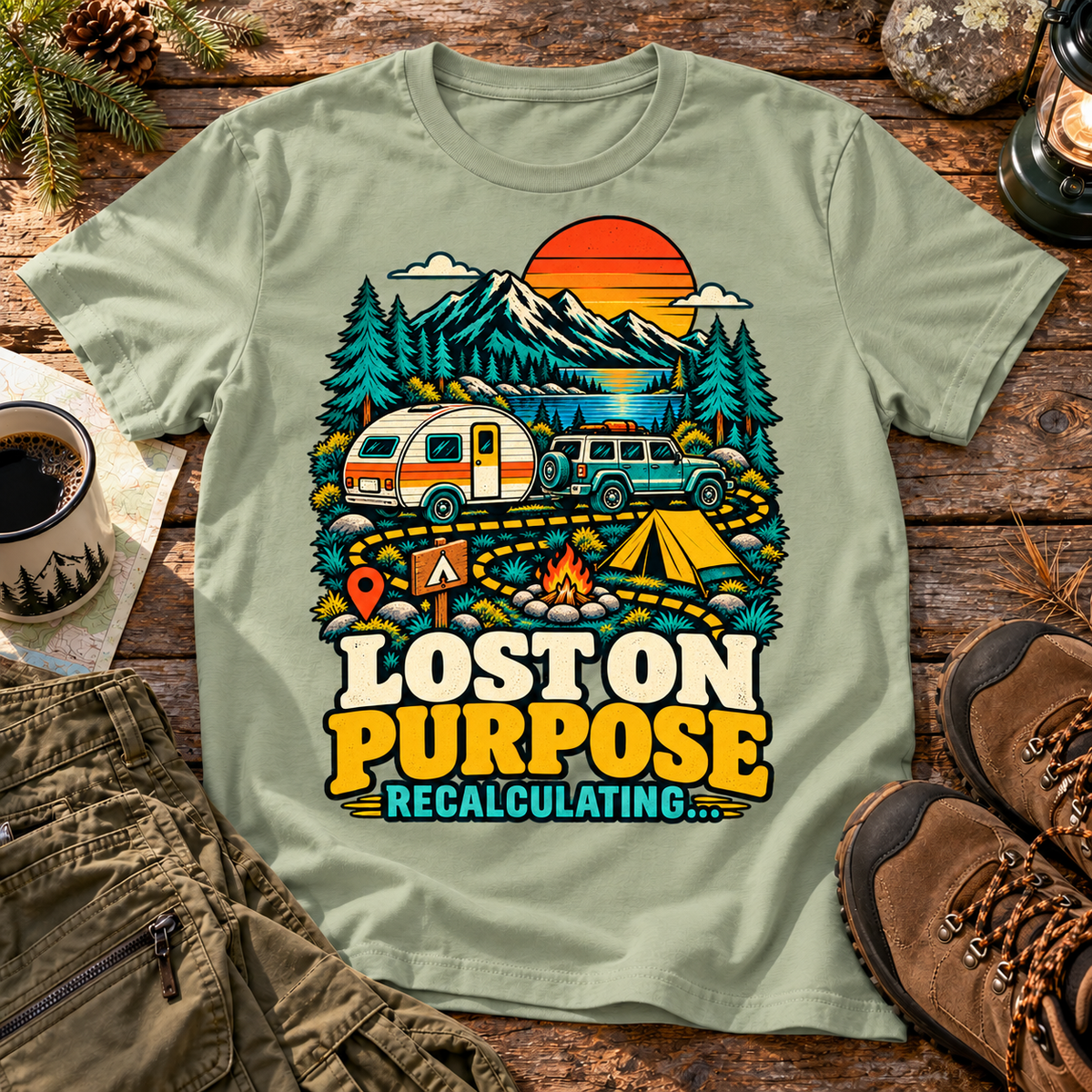 Lost On Purpose - Recalculating T-Shirt