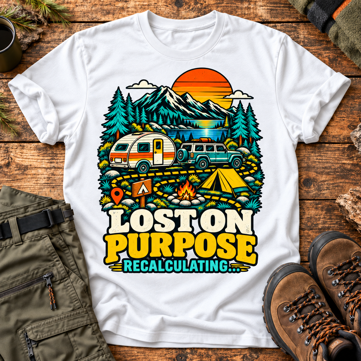 Lost On Purpose - Recalculating T-Shirt