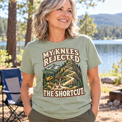 My Knees Rejected the Shortcut — Vintage Hiking Tee