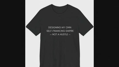 Minimal Tee – “Self-Funded Empire” Statement Shirt